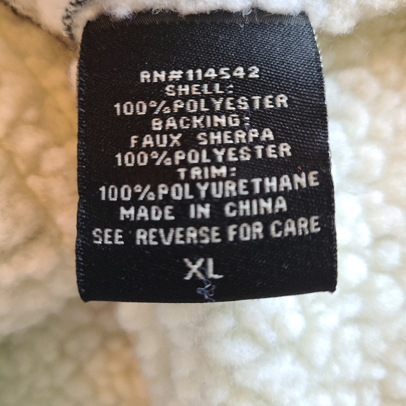 JouJou Woman's Moto Jacket, Size: XL Color: Grey and White - Picture 15 of 16